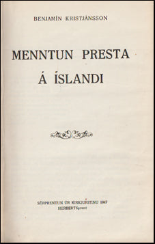 Menntun presta á Íslandi # 75613