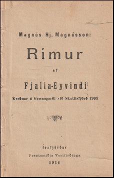 Rímur af Fjalla-Eyvindi # 75787