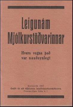 Leigunám Mjólkurstöðvarinnar # 75834