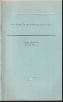 Some aspects of Nordic umlaut and breaking # 75842