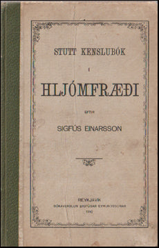 Stutt kenslubók í hljómfræði # 75991