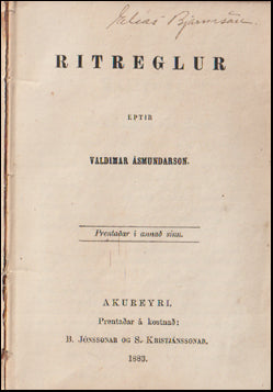 Ritreglur # 75996