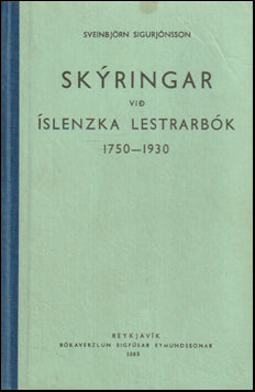 Skýringar við íslenzka lestrarbók # 76001
