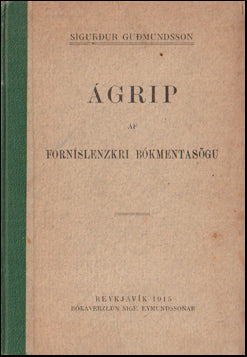 Ágrip af forníslenzkri bókmenntasögu # 76003