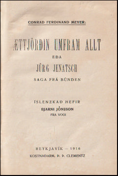 Ættjörðin umfram allt # 76029