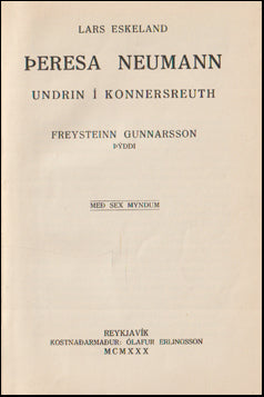 Þeresa Neumann # 76070