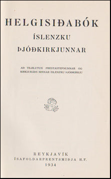 Helgisiðabók íslenzku þjóðkirkjunnar # 76106