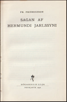 Sagan af Hermundi Jarlssyni # 76144