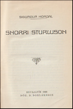 Snorri Sturluson # 76152