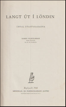Langt út í löndin # 76203