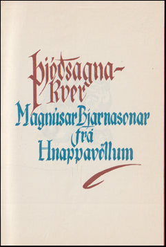 Þjóðsagnakver Magnúsar frá Hnappavöllum # 76345