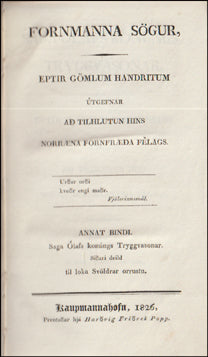 Saga Ólafs Konúngs Tryggvasonar. Síðari deild. Til loka Svoldrar orrustu # 76453