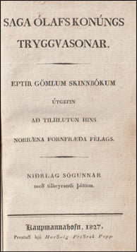 Saga Ólafs Konúngs Tryggvasonar. Niðrlag sögunnar # 76454