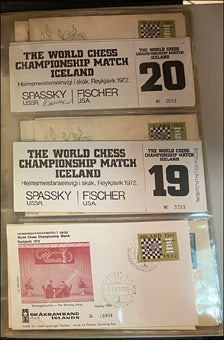 Fischer & Spassky. Umslög og aðgöngumiðar # 76600