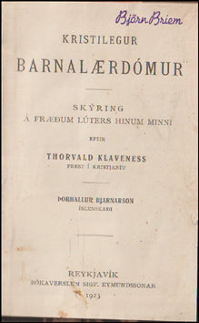 Kristilegur barnalærdómur # 76680