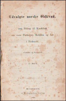 Udvalgte norske Oldkvad # 76704