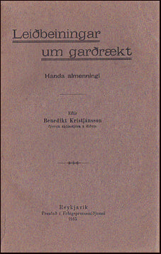 Leiðbeiningar um garðrækt handa almenningi # 76744