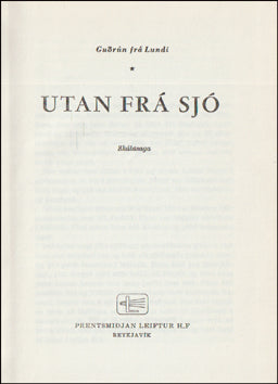 Utan frá sjó # 88512