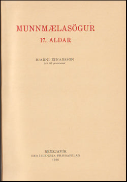 Munnmælasögur 17. aldar # 76863