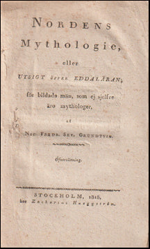 Nordens Mythologie, eller Utsigt öfver Eddaläran # 73882