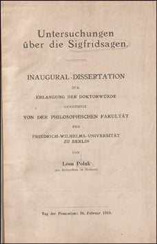 Untersuchungen über die Sigfridsagen # 76897