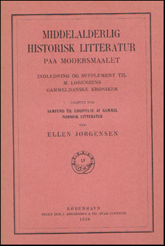 Middelalderlig historisk Litteratur paa Modersmaalet # 76905