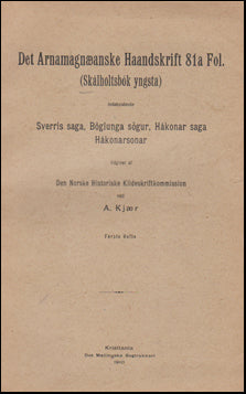 Det Arnamagnæanske håndskrift 81a fol # 76934
