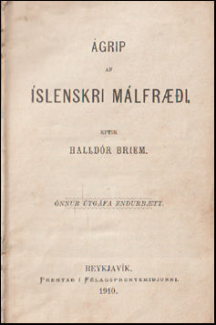 Ágrip af íslenskri málfræði # 77056