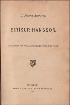 Eiríkur Hansson # 77098
