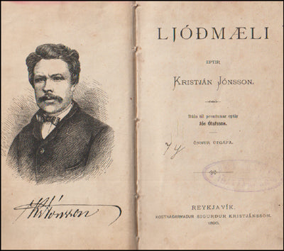Ljóðmæli eptir Kristján Jónsson # 82883