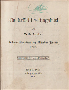 Tíu kvöld í veitingahúsi # 77190