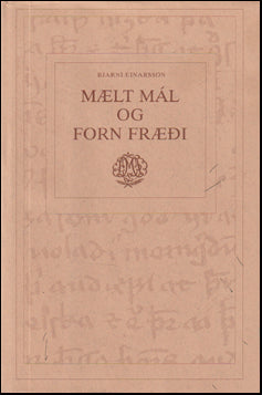 Mælt mál og forn fræði # 77340