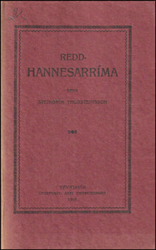 Redd-Hannesarríma # 77362