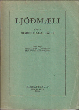 Ljóðmæli eftir Símon Dalaskáld # 77405