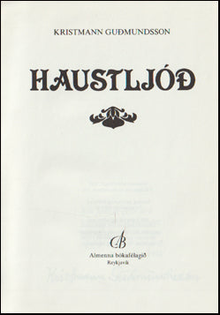 Haustljóð # 77420