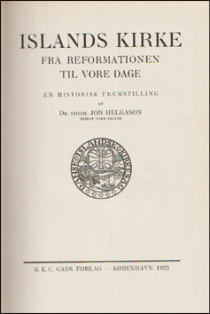 Islands kirke fra dens grundlæggelse til reformationen # 16709