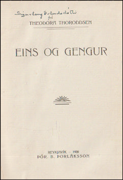 Eins og gengur # 77625
