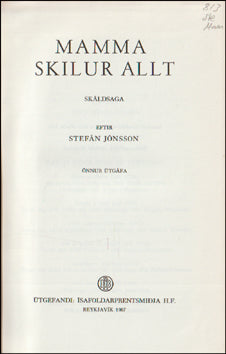 Mamma skilur allt # 77729