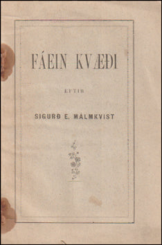 Fáein kvæði # 78765