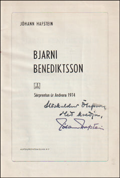 Bjarni Benediktsson # 78929