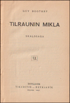 Tilraunin mikla # 79249
