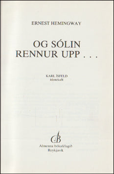 Og sólin rennur upp... # 79307