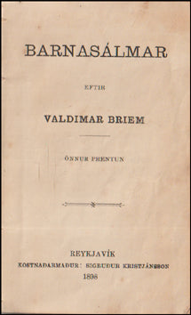 Barnasálmar # 80787
