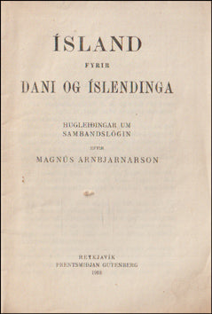 Ísland fyrir Dani og Íslendinga # 81124