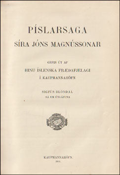 Píslarsaga Síra Jóns Magnússonar # 81988
