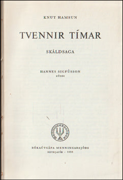 Tvennir tímar # 83041