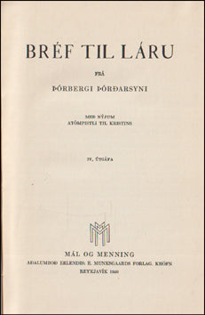 Bréf til Láru # 85079