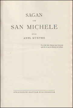 Sagan um San Michele # 85137