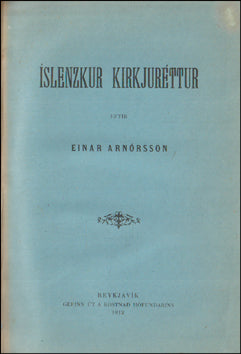 Íslenzkur kirkjuréttur # 86217