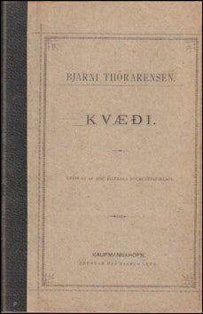 Kvæði eptir Bjarna Thórarensen # 88032